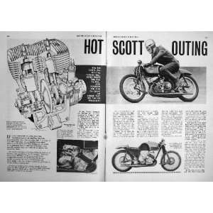    MOTOR CYCLE MAGAZINE 1964 PROVINI BENELLI CAMSHAFTS