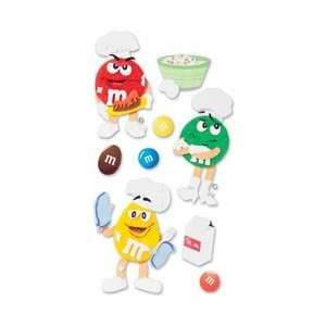  M&M Candy Baking Dimensional Scrapbook Stickers (MMJB013 