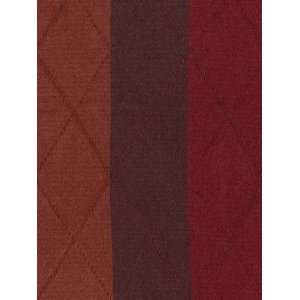   Allen RA Quilted Stripe   Mahogany Fabric Arts, Crafts & Sewing