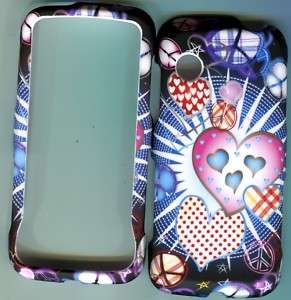 Hard Phone Case Cover LG Prime GS390 at&t Peace Hrt  