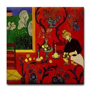 Henri Matisse Harmony Red Ceramic Art Art Tile Coaster by 