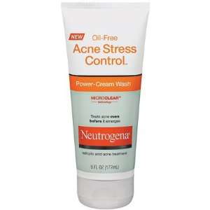 Neutrogena Oil Free Acne Stress Control Power Cream Wash 6 