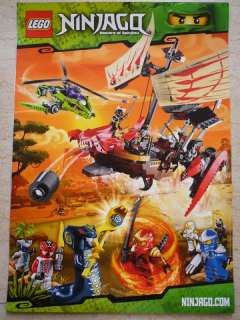 Lego Ninjago Master of Spinjitzu Green Ninja 2 sided poster New 2012 