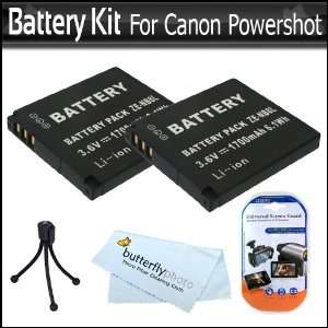  2 Pack Battery Kit For Canon PowerShot A3300 IS, A2200 IS 