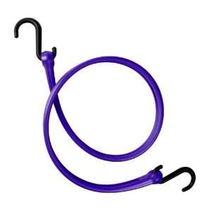  31 Inch Easy Stretch Strap with Nylon S Hooks, Purple