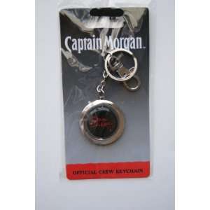  Licensed Captain Morgan Keychain Silver toned Everything 