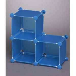  Storage Solutions® 0406PBL6 6 3 Cube Poly Storage Cube 
