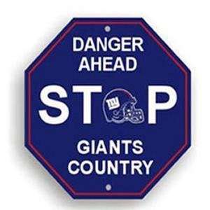  New York Giants Stop Sign