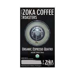  Zoka Organic Espresso Quatro   12 oz