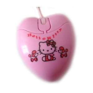 Heart shape LED Optical Hello Kitty Plug and Play Connectivity WIRE 