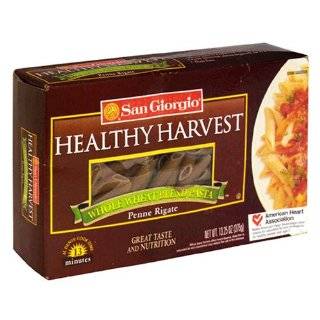 Ronzoni Healthy Harvest Whole Wheat Blend Pasta, Penne Rigate , 13 