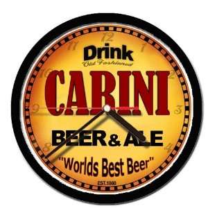  CARINI beer and ale cerveza wall clock 