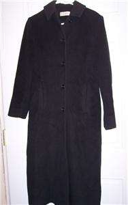 Calvin Klein Wool Black Trench Coat  