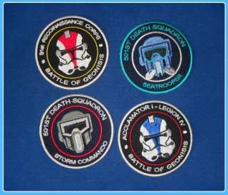STAR WARS PATCH SET   CLONE TROOPER PATCH SET   PAINTBALL PATCH SET 