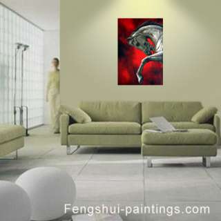 Horse Painting Modern Abstract Oil Paintings Canvas Art  