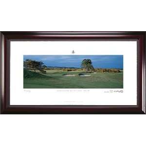  Carnoustie #13 15X27 Framed Signature Edition Sports 
