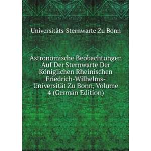  Astronomische Beobachtungen Auf Der Sternwarte Der KÃ 