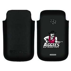  NMSU Pistol Pete on BlackBerry Leather Pocket Case  