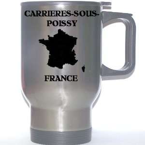  France   CARRIERES SOUS POISSY Stainless Steel Mug 