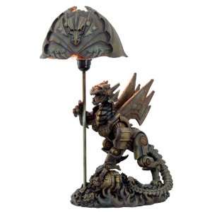 Steampunk Dragon Lamp 