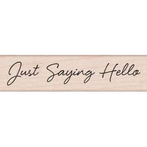   Stamp, Little Greetings Just Saying Hello Arts, Crafts & Sewing