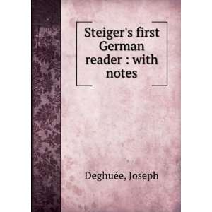  Steigers first German reader  with notes Joseph 