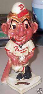 1940s Brooklyn Dodgers Bum Stanford Pottery Bank  