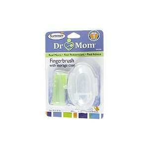    Dr Mom Finger Toothbrush w/ Case   2 pc