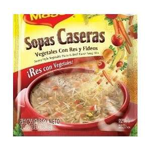 Maggi Sopas Caseras Beef, 3.52 Oz (Pack of 4)  Grocery 
