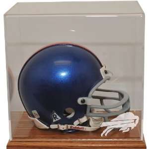  Caseworks Buffalo Bills Oak Mini Helmet Display Sports 