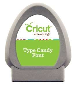 Cricut Cartridge TYPE CANDY FONT BRAND NEW NOW SHIPPING  