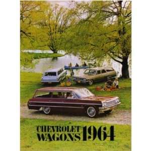 1964 CHEVROLET STATION WAGON Sales Brochure Book 