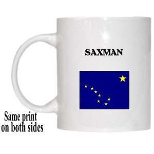  US State Flag   SAXMAN, Alaska (AK) Mug 