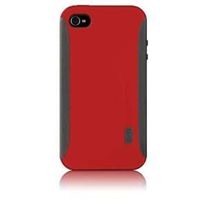   Pop Case for iPhone 4 / 4S   Red/Cool Grey Cell Phones & Accessories