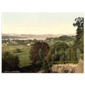  Photochrom Reprint of Starnberg, Bavaria, Germany