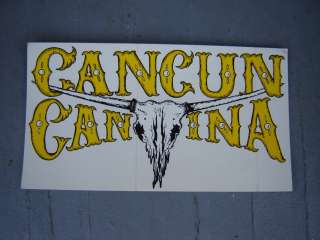 Old Cancun Cantina Restaurant Bar Large Decal Hanover Hagerstown 