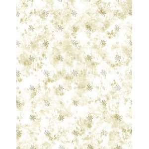  Starbursts & Dots Series 9814 Vanilla Vinyl Tablecloth 54 