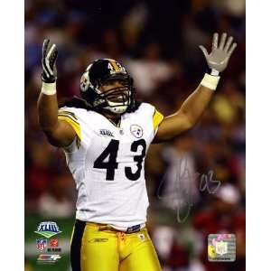  Troy Polamalu Pittsburgh Steelers   SBXLIII Celebration 