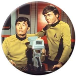  Star Trek Chekov and Sulu Button 81426 Toys & Games