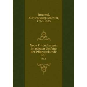   Pflanzenkunde. Bd.1 Kurt Polycarp Joachim, 1766 1833 Sprengel Books