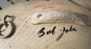 1997 Captain Bob Jobes Drake Goldeneye Wood Duck Decoy; Signed and 