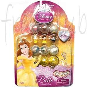 SQUINKIES Disney Princess BELLE Bubble Pack Set(12pc)  
