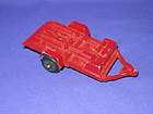   Tootsietoy Motorcycle Trailer Diecast Metal Car 1969 Red 3 1/2 inch #1