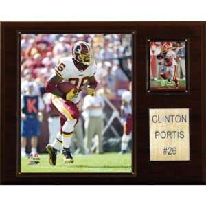  NFL Clinton Portis Washington Redskins Player Plaque