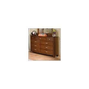  Standard Village Craft Double Dresser in Dark Brown