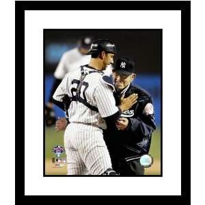  Jorge Posada and Yogi Berra New York Yankees MLB Framed 