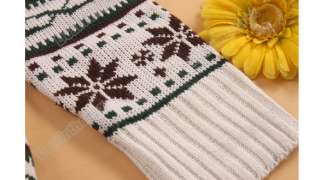   Women knit Sweater dresses Pullover Jumper Top Snowflake Deer  