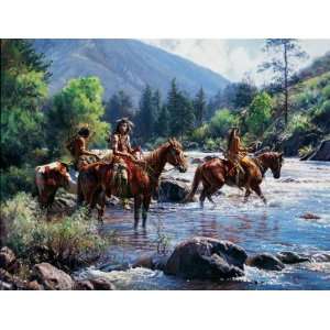  Martin Grelle   Cautious Crossing Artists Proof Canvas 