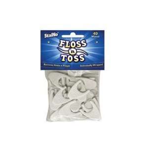  StaiNo Floss N Toss Tabs Waxed, Original, 32 /Pack/ pack 