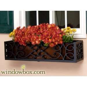  30 Inch Orleans Aluminum Window Box Cage with Bronze Tone 